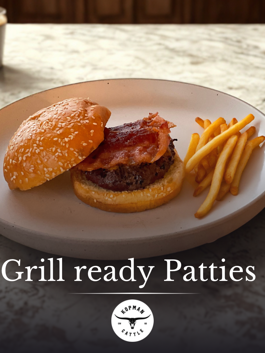 Grill ready Patties